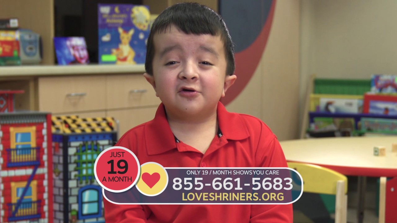 How Old Is The Boy On The Shriners Commercial