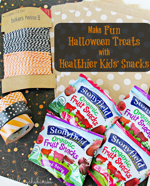 Stonyfield Organic Fruit Snacks and Fun Homemade Treat Bags Make for a Great Halloween