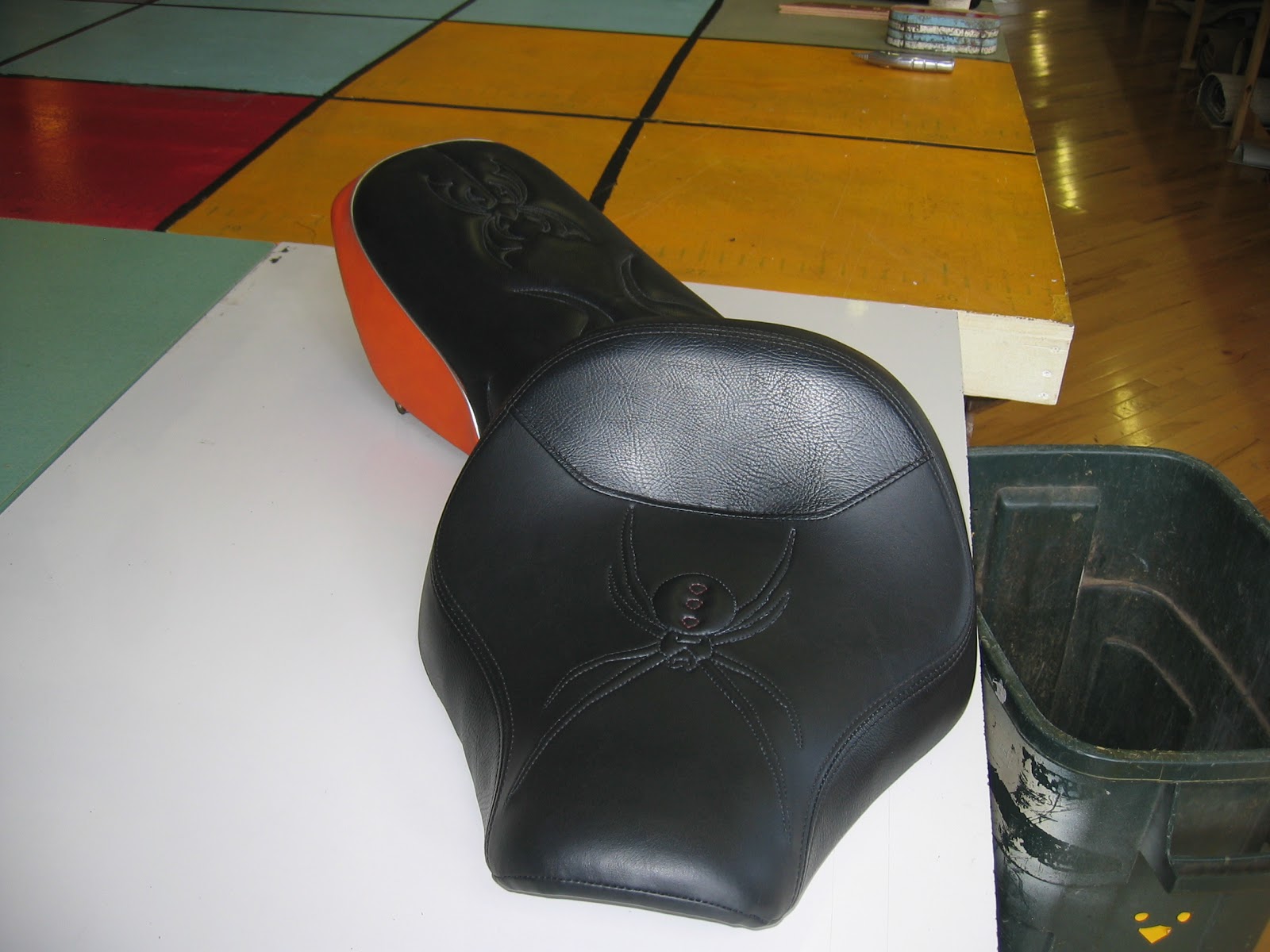 Homestyle Custom Upholstery and Awning Custom Cycle Seat and Bicycle