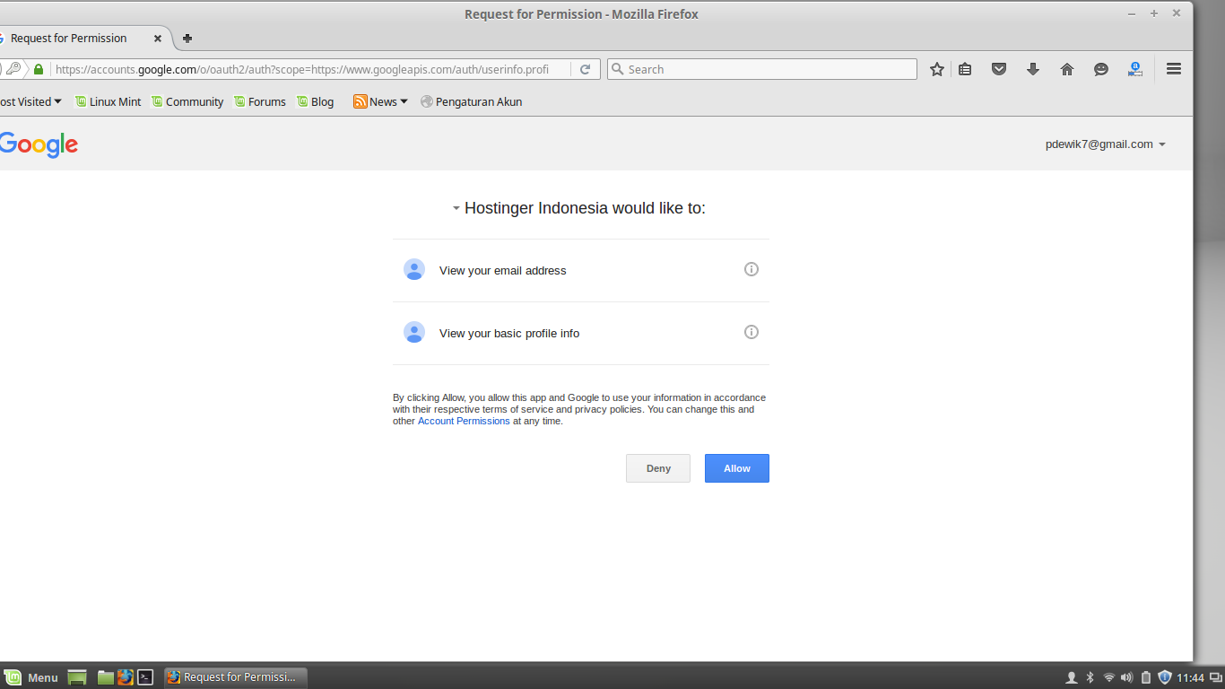 Host permissions. Firefox permissions. Firefox permission denied. Firefox permission denied Screen.