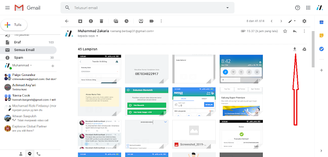 Cara Mudah Download Semua Gambar dari Email hanya dengan 1 Klik