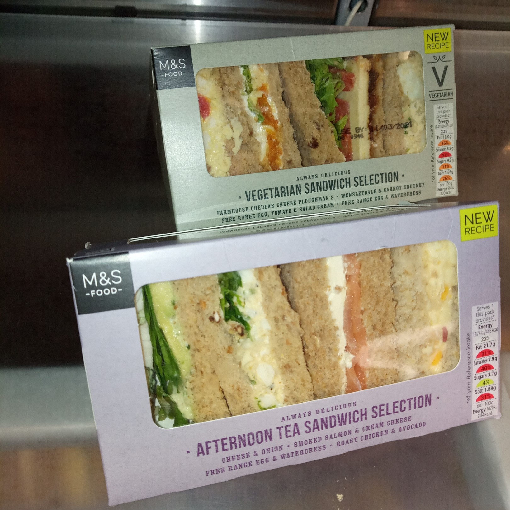 Supersupergirl's Food Reviews M&S Marks Spencer Vegetarian sandwich