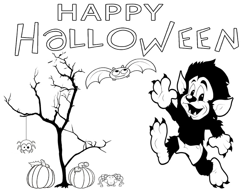 Halloween Printable Coloring Pages Major Hoff Takes A Wife