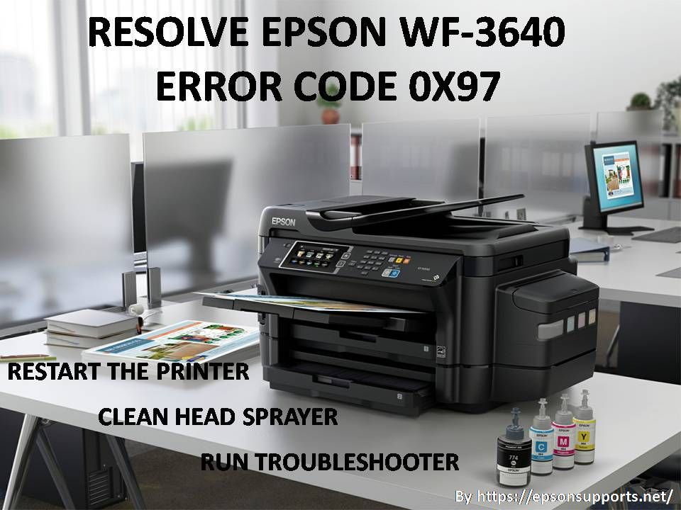 Epson wf3640 error code 0x97