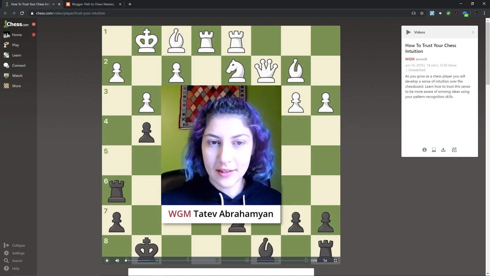 Path To Chess Mastery Video Completed How To Trust Your Chess