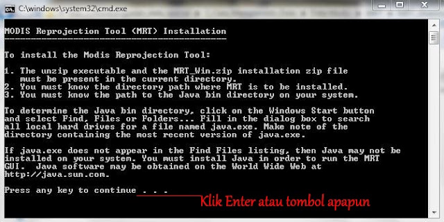 REPUBLIC OF GIS: How to install MRT (MODIS Reprojection Tool)