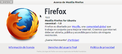 Imagen de Mozilla Firefox 10