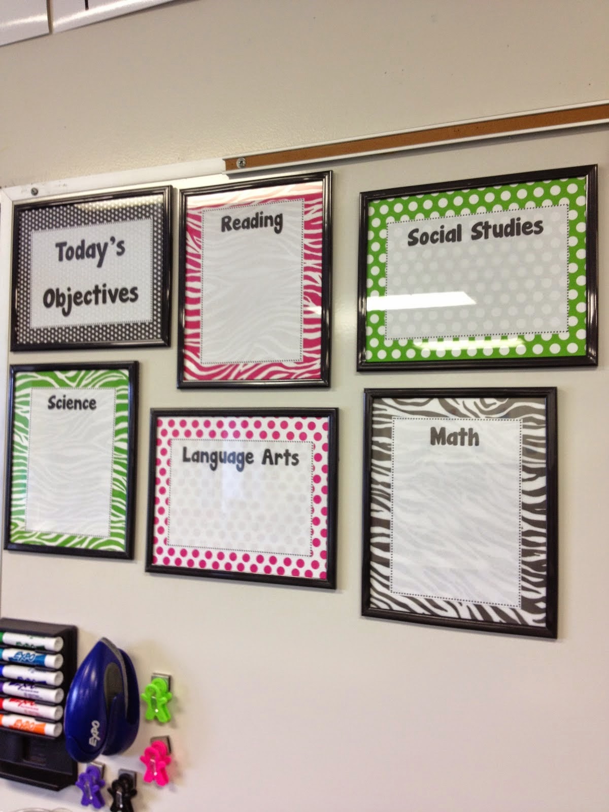 Classroom Focus Board/Objective Board to display what you're learning and share learning goals.