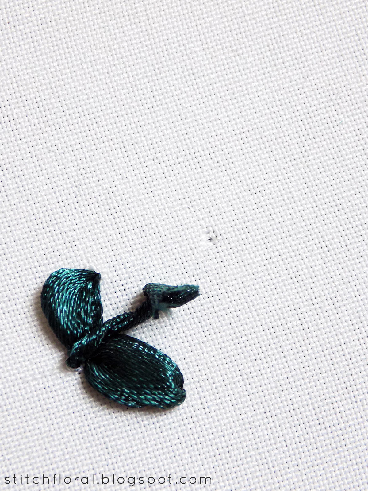 Ribbon embroidery for beginners  stitch floral Ribbon embroidery for beginners  stitch floral