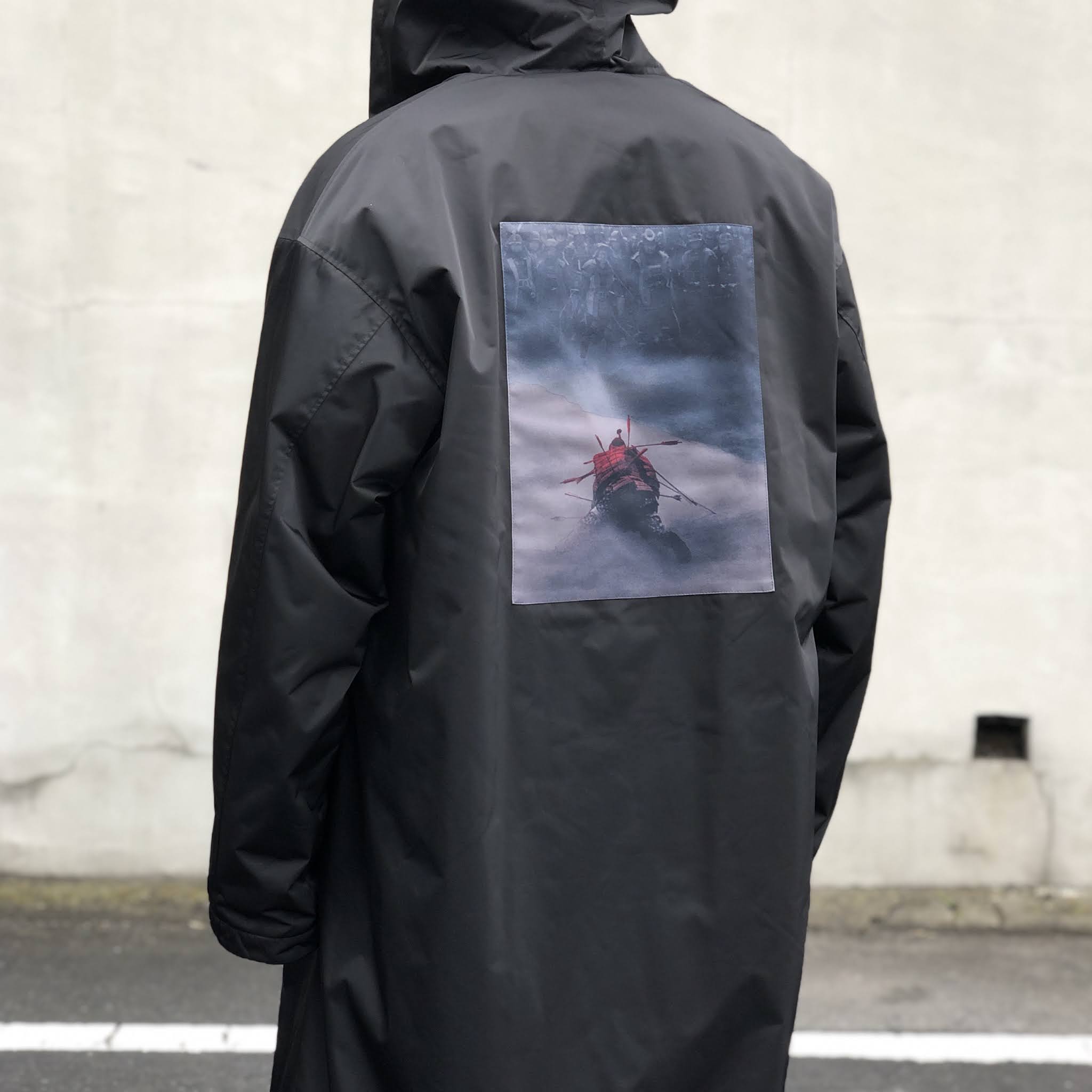 Undercover 総柄 フード付き ナイロン コーチジャケット SizeL