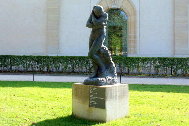 Paris Eve, une oeuvre d'Auguste Rodin au Jardin des Tuileries Ier