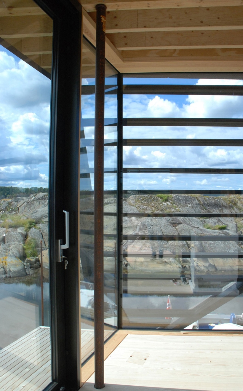 Modern glass facade