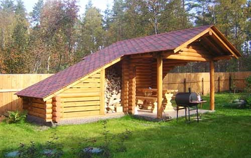 беседки с мангалами