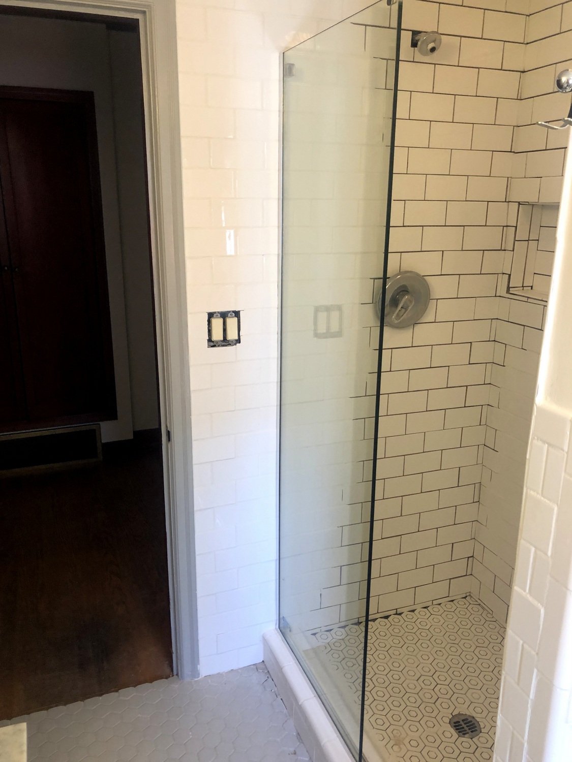 How to replace a shower! Tile and shower door Week 5 One Room