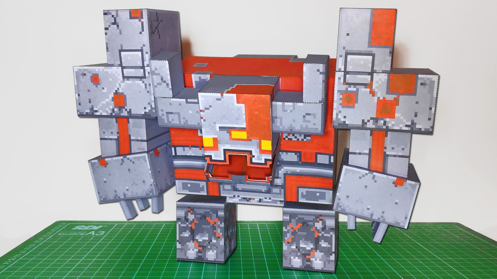 Minecraft Papercraft Redstone Golem | Images and Photos finder