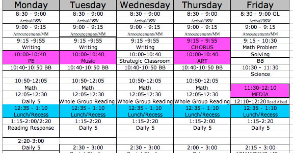 Marvelous Mannings: Manning Class Schedule for 2019-2020 Marvelous Mannings: Manning Class Schedule for 2019-2020