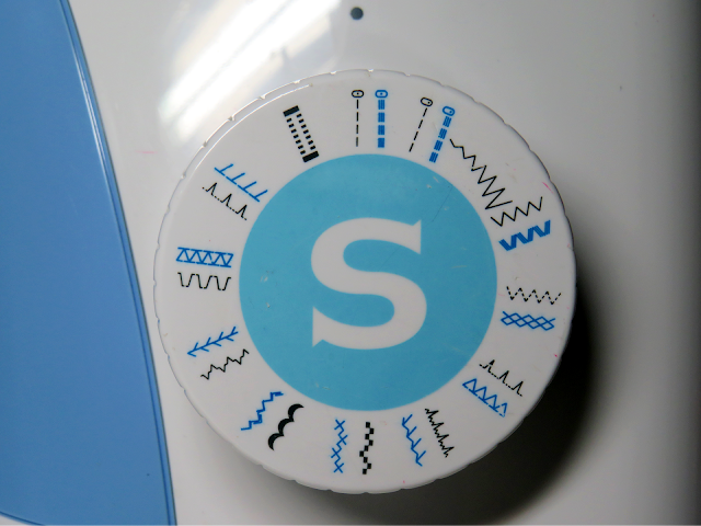 Selector puntadas de la máquina de coser