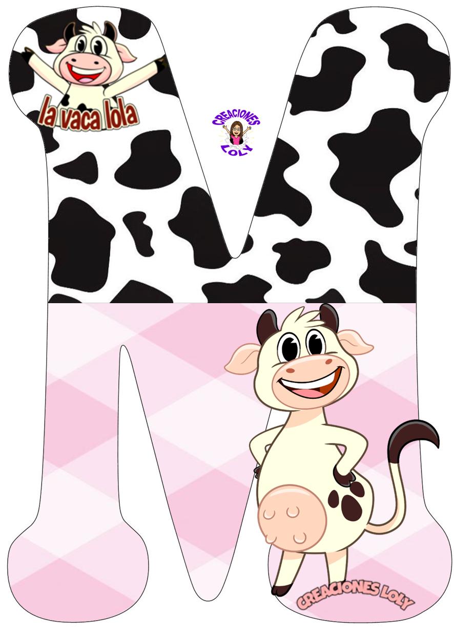 Creaciones Loly ABECEDARIO DE LA VACA LOLA