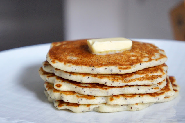 REZEPT: glutenfreie Zitronen-Mohn Pancakes ♥ Ein glutenfreier Blog