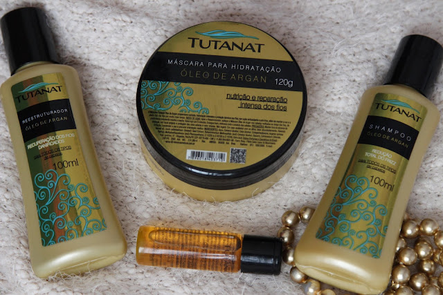 Cuidados com os cabelos em casa: Kit de Cristalização de Argan Tutanat