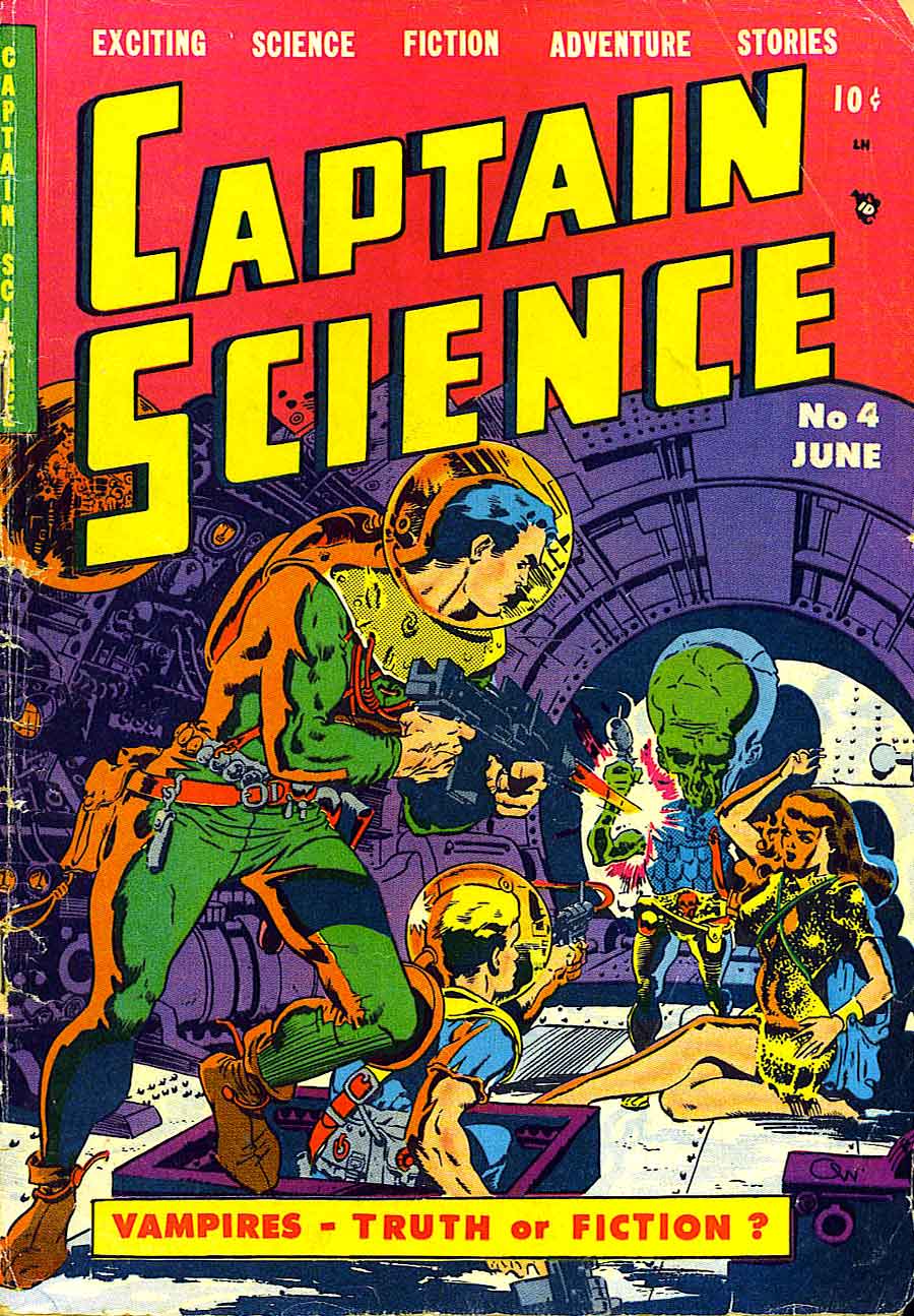 Captain Science #4 cover