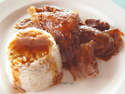 cooker pressure pork shank potatoes food