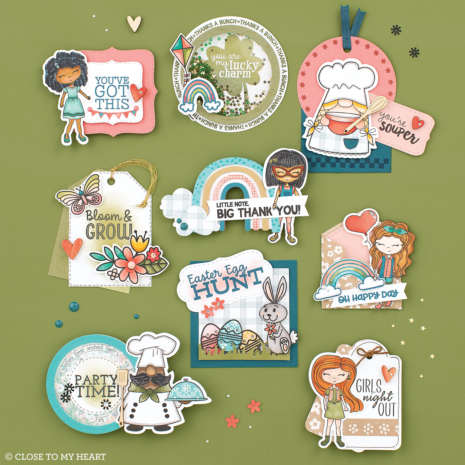 CTMH MarchApril 2021 Catalog + March Stamp of the Month The Leaf Studio