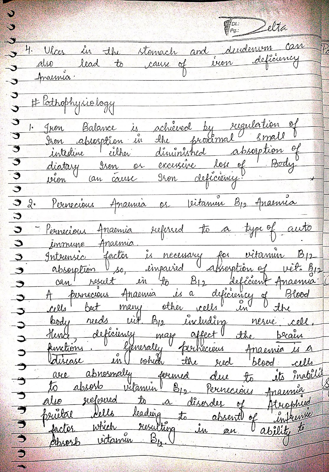 Pathophysiology Notes - B.Pharm 2nd Semester - HK Technical PGIMS