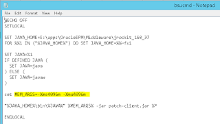 Patching Oracle WebLogic Server in Oracle EPM (Hyperion) 11.1.2.4