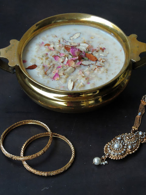 Whole wheat Kheer, Paal Payasam with wheat berries Whole wheat Kheer, Paal Payasam with wheat berries