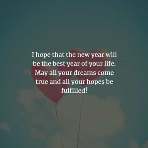 New Year Hopes Wishes