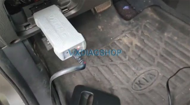 VXDIAG VCX NANO tested with Kia KMA Software 1