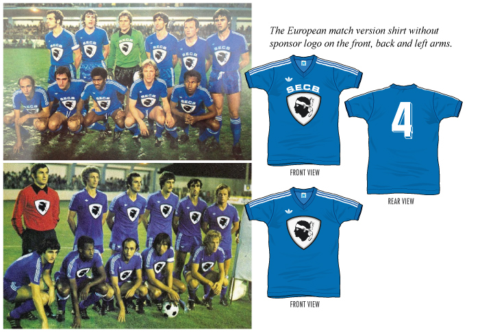 Football Teams Shirt And Kits Fan S C Bastia 1977 78 European Kits Part 4