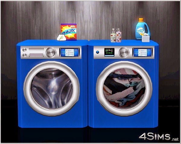 My Sims 3 Blog: Decorative Washing Machine and Dryer Combo by Mirel