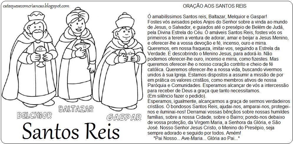 Folia de Reis: Para Colorir...