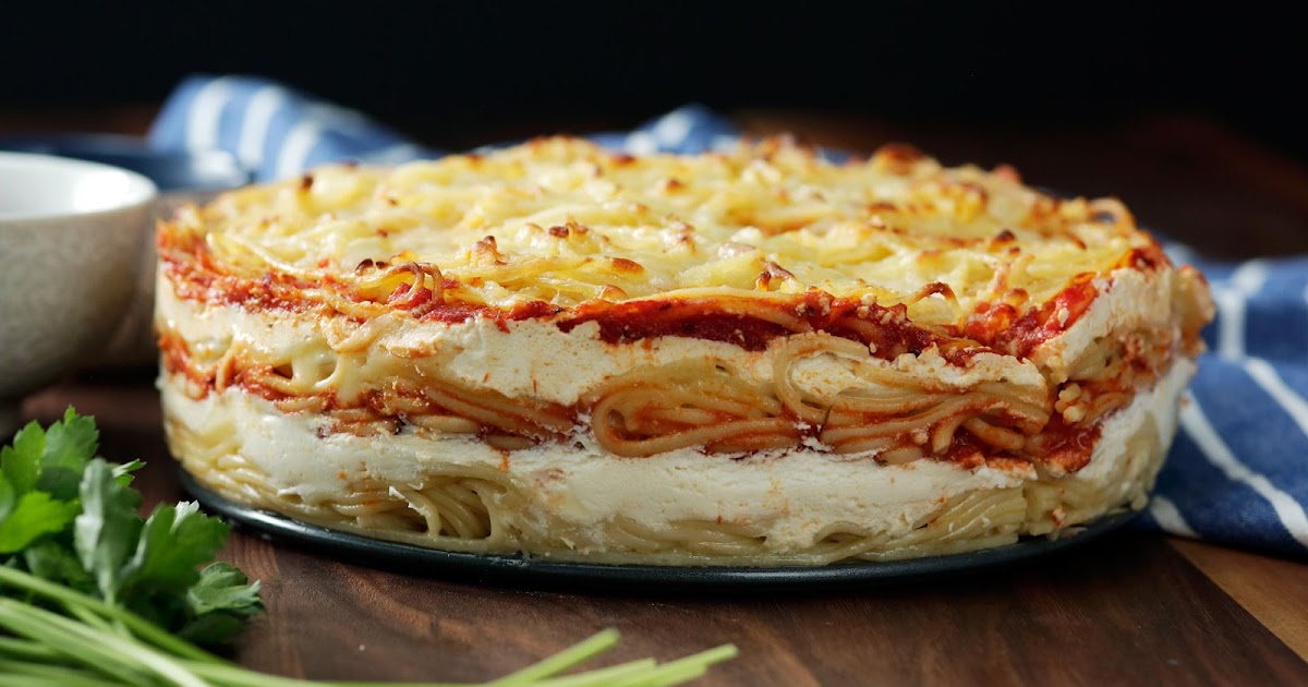 There's a Hippy in the Kitchen Spaghetti Baked in a Springform Pan