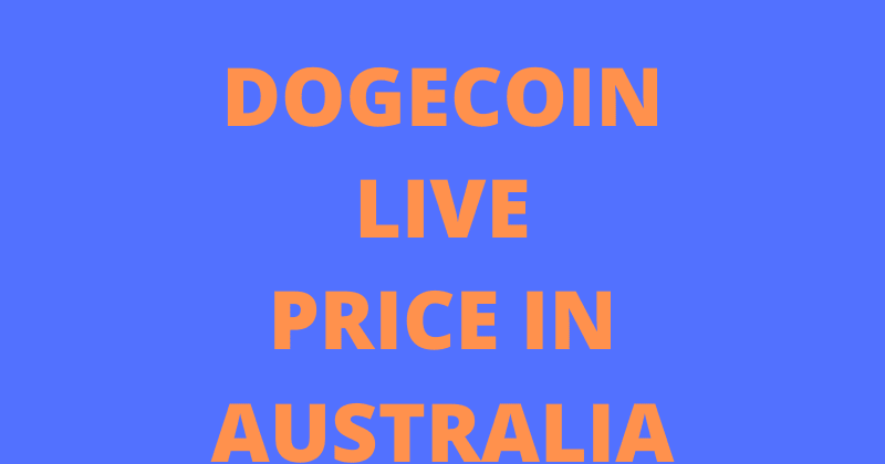 1 Doge To Aud Convert Dogecoin To Aud Dogecoin Price In Aud Live Chart