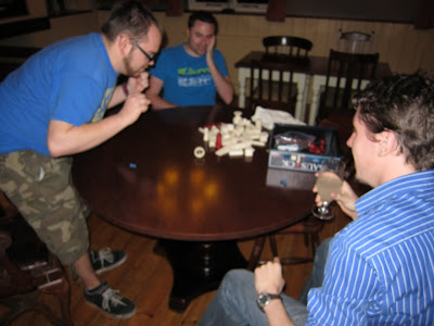 The guys playing Bausack - Not a good photo - Sorry