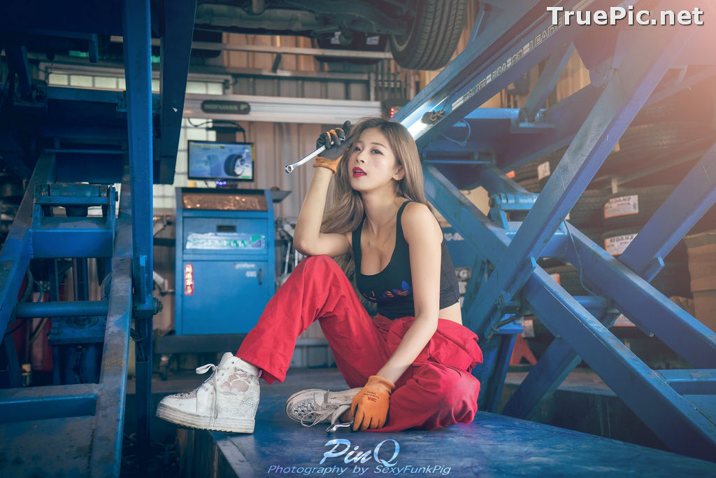 Image Taiwanese Model - PinQ憑果茱 - Hot Sexy Girl Car Mechanic - TruePic.net - Picture-29