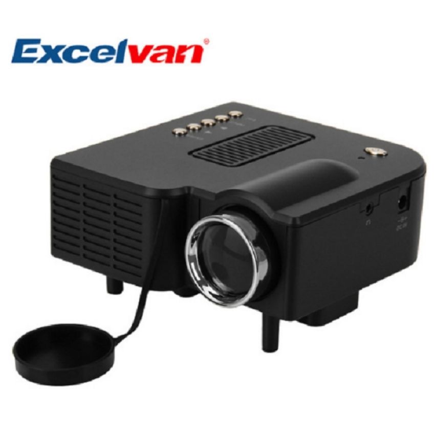Shop Excelvan GM40 Portable Mini Projector Multimedia Cinema @ Promo Price