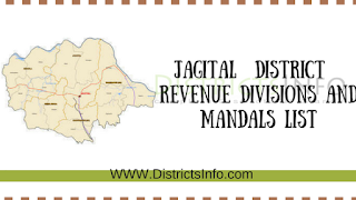 jagital  District New Revenue Divisions and Mandals List