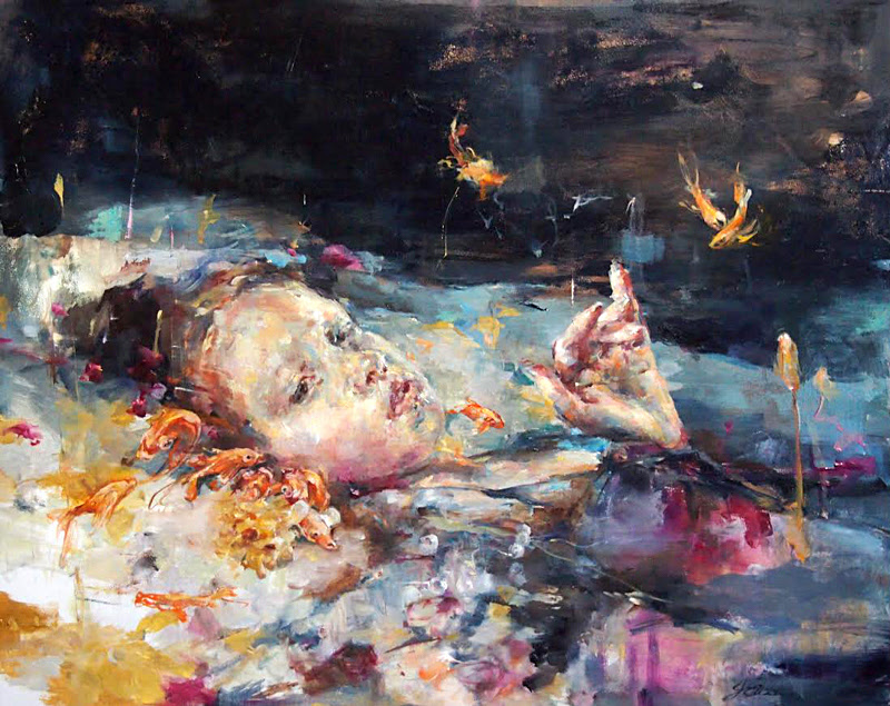Figurative Paintings by Jaclyn Alderete from America. Figurative Paintings by Jaclyn Alderete from America.