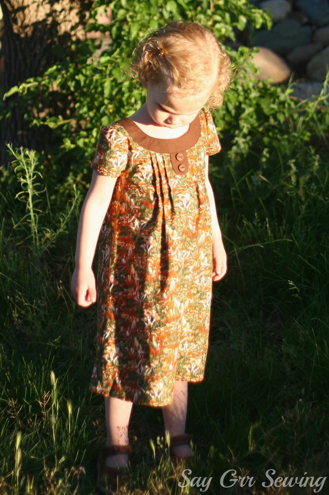 Say Grr Sewing The Mushroom Dress