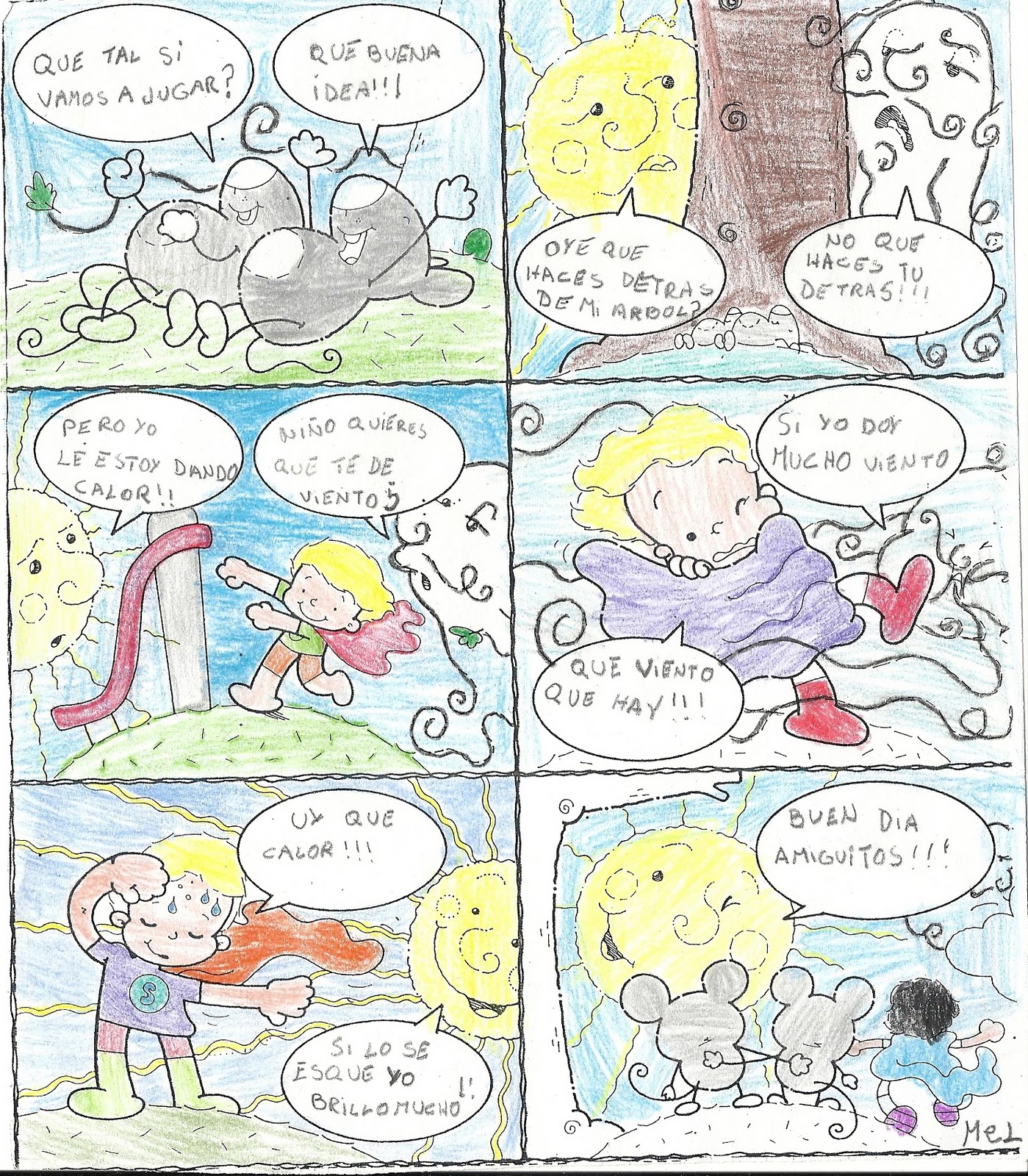 Historietas con viñetas para niños - Imagui