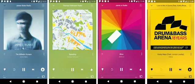 pandora radio new ui music app for android