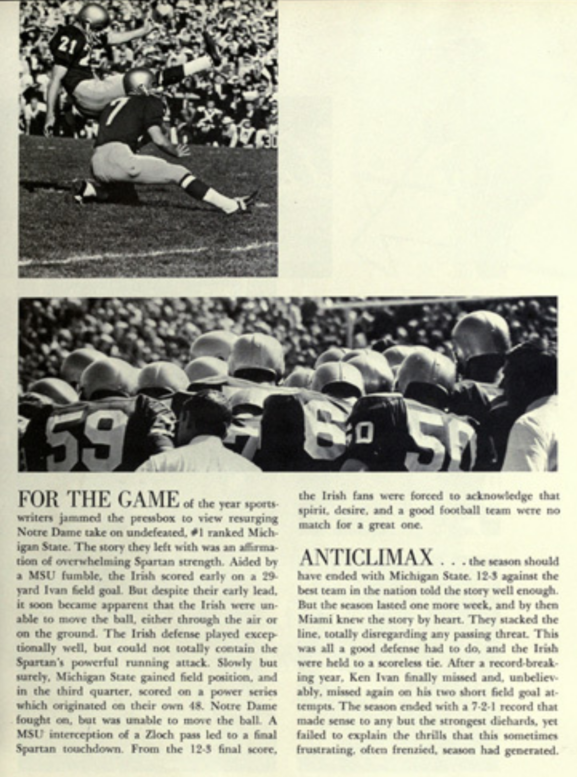 The University Of Notre Dame Class Of 1969 Blog February 2019