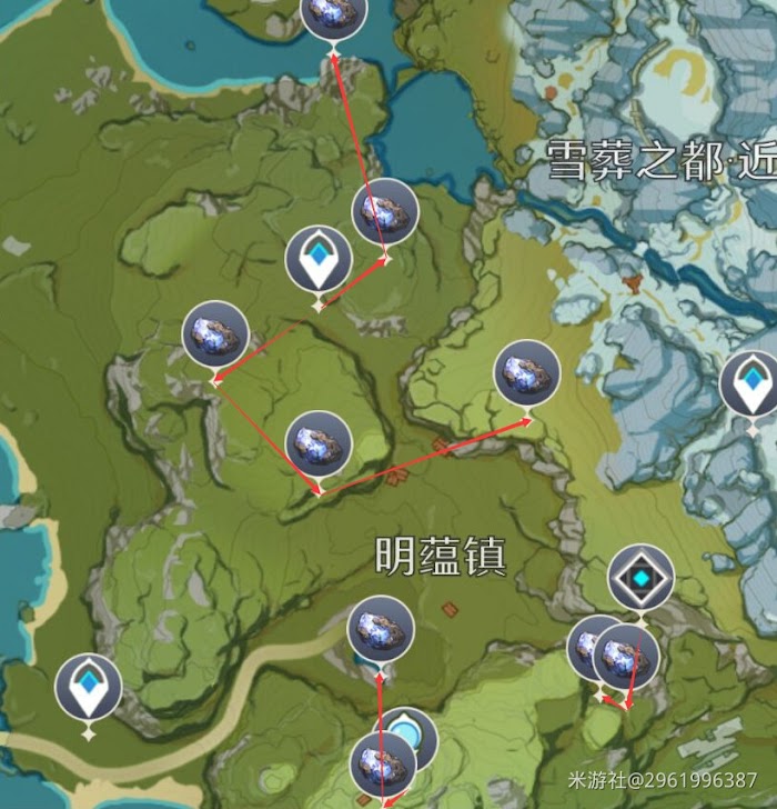 原神 (Genshin Impact) 夜泊石採集位置分享一覽