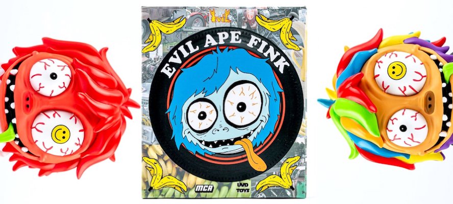 EVIL APE FINK Editions from UNheardof X MCA Evil Design X UVD Toys