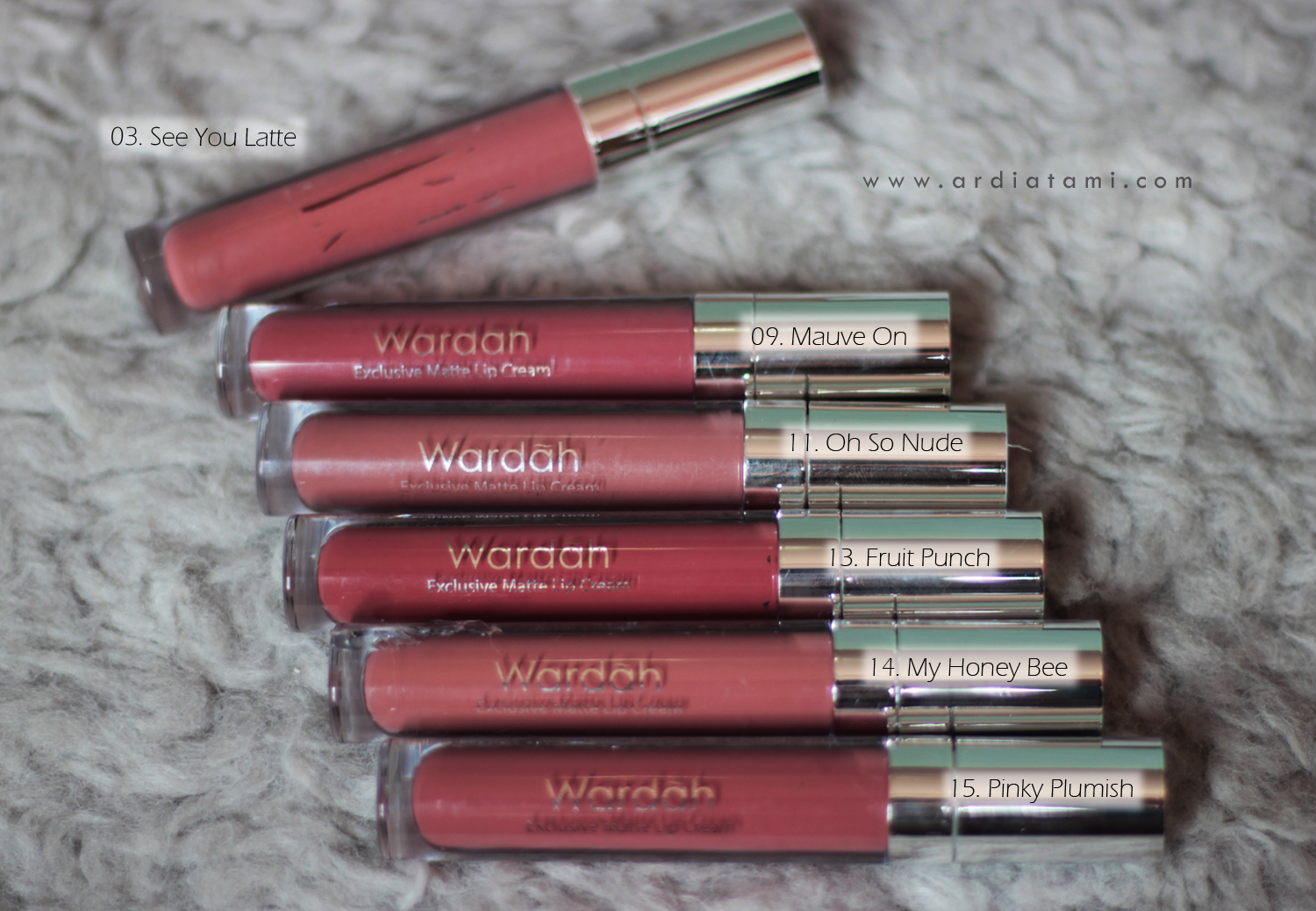 Wardah Exclusive Matte Lip Cream Sweet Shade For Idul Fitri