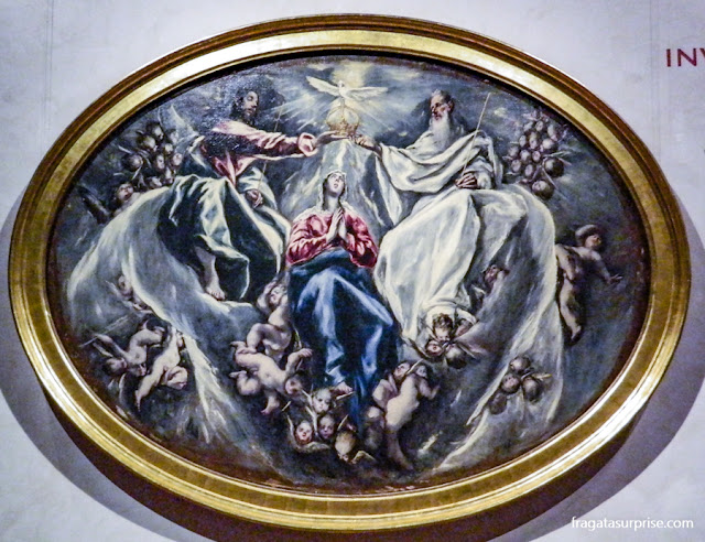 "Ascensão de Nossa Senhora", quadro de El Greco no Museu Casa de El Greco em Toledo, Espanha